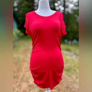 NWOT Red CAbi Mini Dress/long Tunic Size M